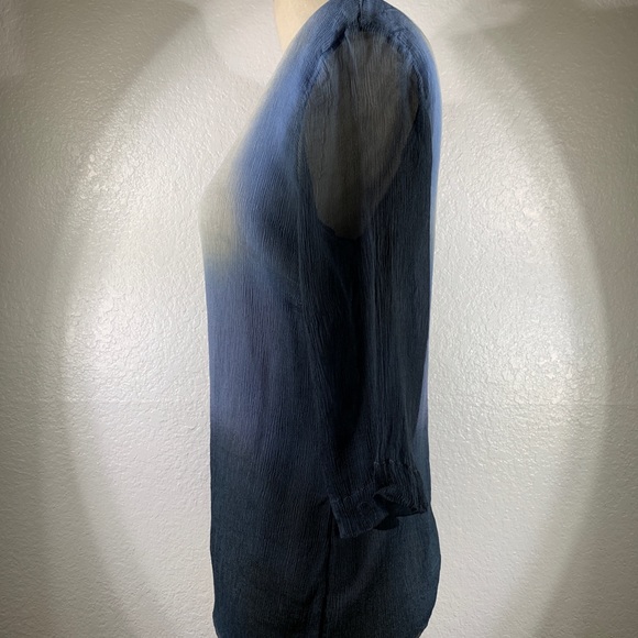 Viviana Uchitel Silk Chiffon Square Ombré Sz 1 NWT - Picture 3 of 6